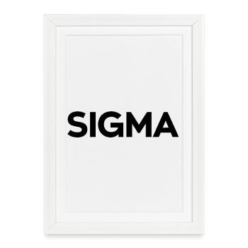 Segma - Affiche encadrée (27 × 37 cm) - blanc - Devant