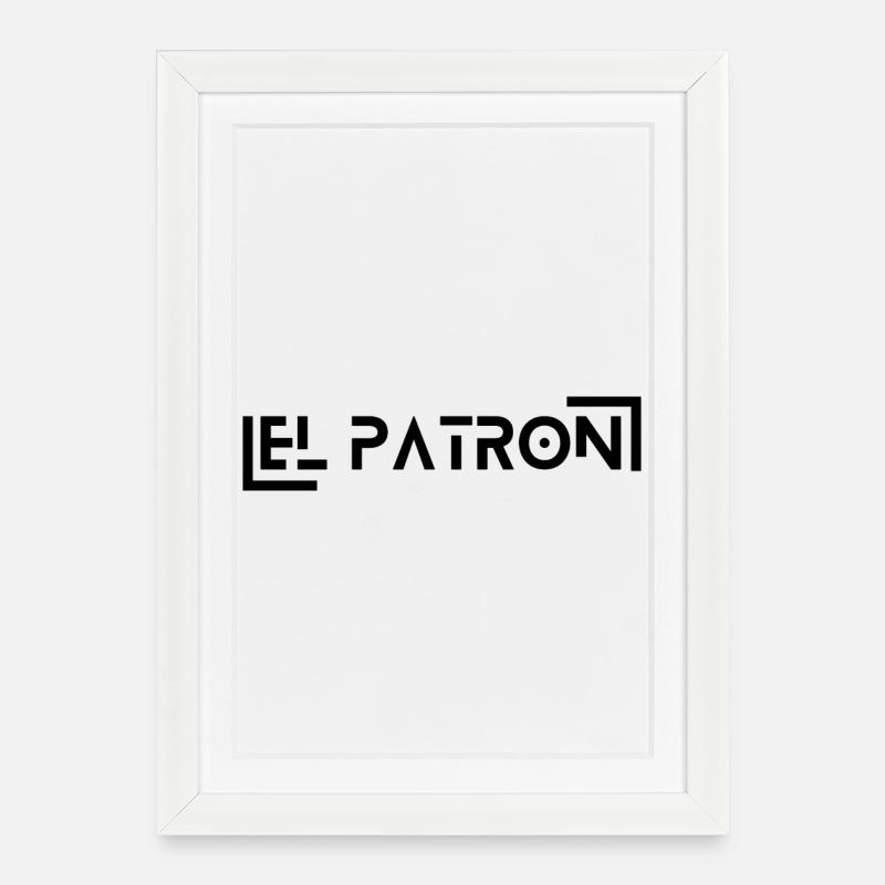 El Patron – The Chef Look - Framed poster (27 × 37 cm) - white