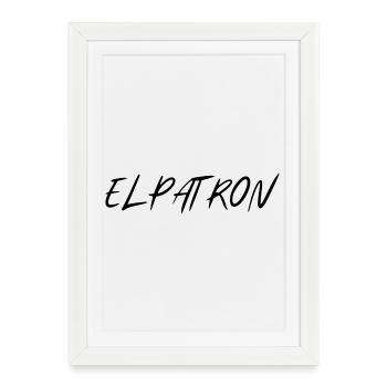 El Patron – The Chef Look - Framed poster (27 × 37 cm) - white - Front