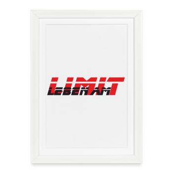 La vie à la limite - Affiche encadrée (27 × 37 cm) - blanc - Devant