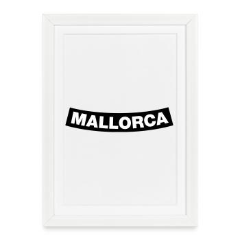 Mallorca Chapter Element (Bachelor Party MC Rocker Design) - Framed poster (27 × 37 cm) - white - Front