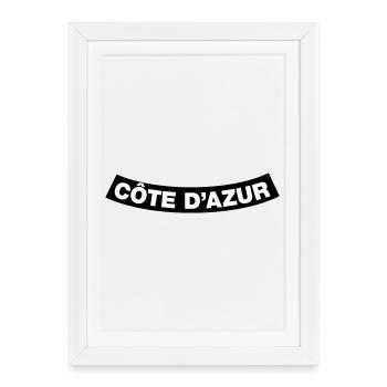 Côte D'Azur Chapter Element (Bachelor Party MC Rocker Design) - Framed poster (27 × 37 cm) - white - Front