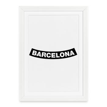 Barcelona Chapter Element 1C (JGA MC-Rocker-Style) - Framed poster (27 × 37 cm) - white - Front
