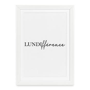 MONDAYForence - Framed poster (27 × 37 cm) - white - Front