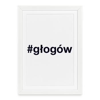 Glogow Polska, Pologne - Affiche encadrée (27 × 37 cm) - blanc - Devant