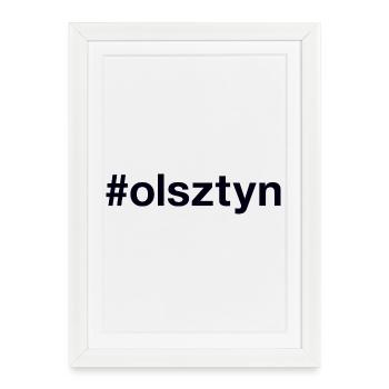 Olsztyn - Gerahmtes Poster (27 × 37 cm) - Weiß - Vorne