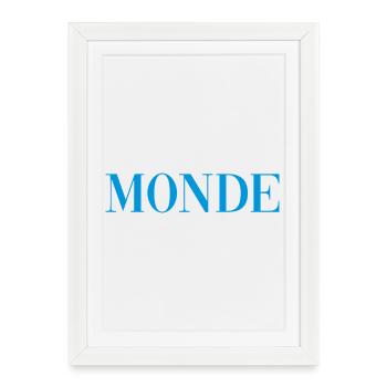 Moons - Framed poster (27 × 37 cm) - white - Front