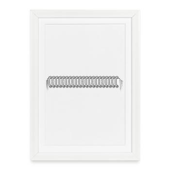 POSTSCRIPT H - Framed poster (27 × 37 cm) - white - Front