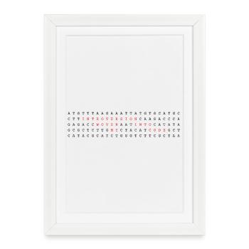 Introversion Woven Into My Code DNA - Framed poster (27 × 37 cm) - white - Front