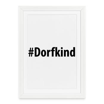 Village Kid - Framed poster (27 × 37 cm) - white - Front