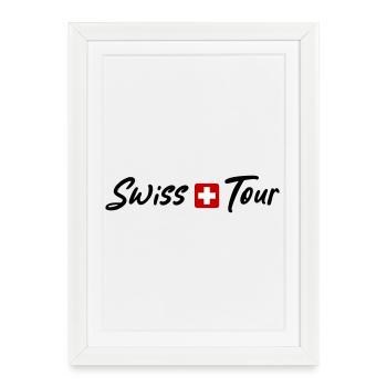 Swiss Tour Switzerland Holidays - Framed poster (27 × 37 cm) - white - Front