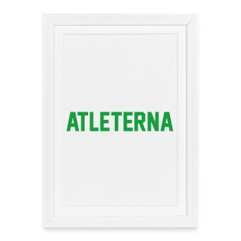 Athletes - Framed poster (27 × 37 cm) - white - Front