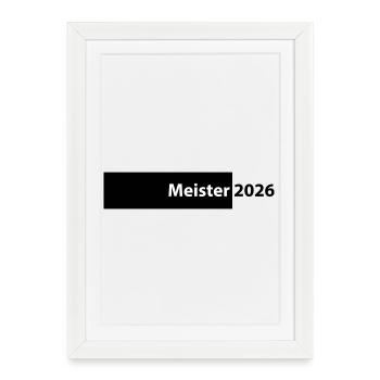 Champion 2026 Championship - Framed poster (27 × 37 cm) - white - Front