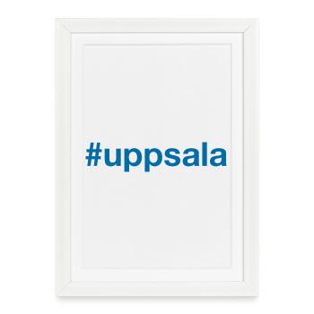 Uppsala Sverige Sweden Schweden - Framed poster (27 × 37 cm) - white - Front
