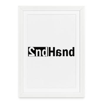 2ndhand - Framed poster (27 × 37 cm) - white - Front