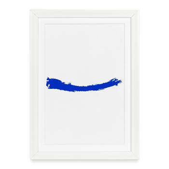 Brosser | Brosser | bleu clair - Affiche encadrée (27 × 37 cm) - blanc - Devant