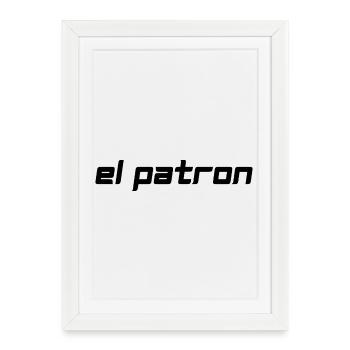 El Patron – The Chef Look - Framed poster (27 × 37 cm) - white - Front