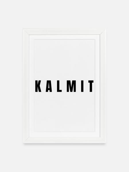 Waldkauz - Gerahmtes Poster (27 × 37 cm) - Weiß
