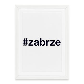 Zabrze Pologne - Affiche encadrée (27 × 37 cm) - blanc - Devant
