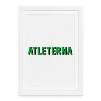 Athletes - Framed poster (27 × 37 cm) - white - Front