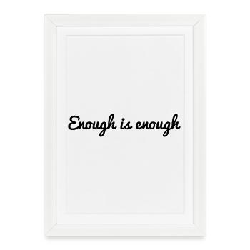 QUOTE. MESSAGE. HUMOR. FUNNY QUOTES - Framed poster (27 × 37 cm) - white - Front