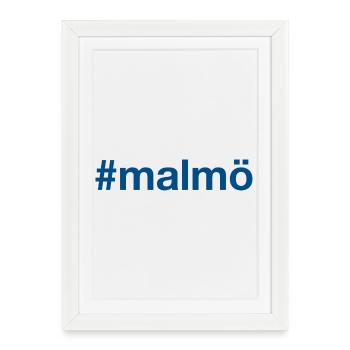 Malmö Sverige Sweden Schweden - Framed poster (27 × 37 cm) - white - Front