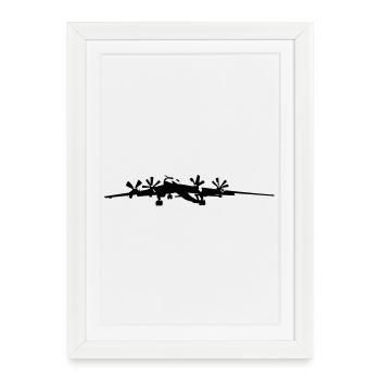 tu_95 - Framed poster (27 × 37 cm) - white - Front