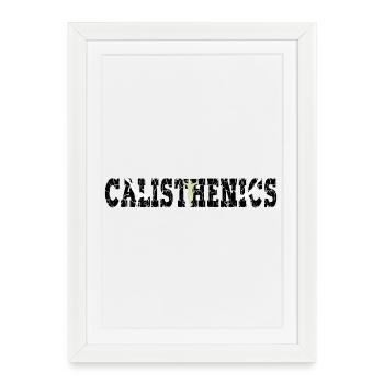 Calisthenics - Framed poster (27 × 37 cm) - white - Front