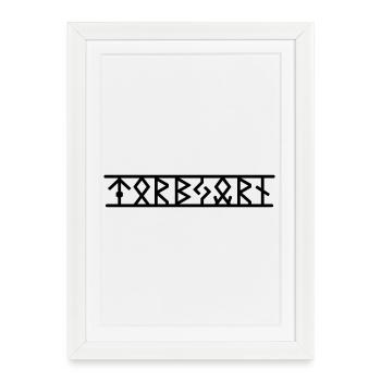 Torbjörn - Affiche encadrée (27 × 37 cm) - blanc - Devant