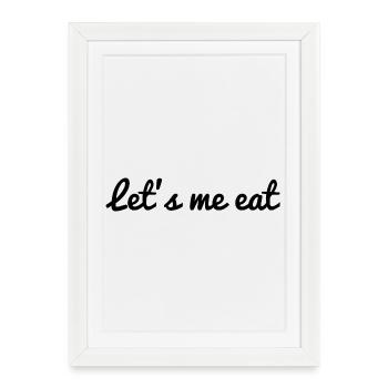 QUOTE. MESSAGE. HUMOR. FUNNY QUOTES - Framed poster (27 × 37 cm) - white - Front