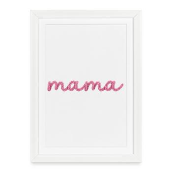 Maman - Affiche encadrée (27 × 37 cm) - blanc - Devant