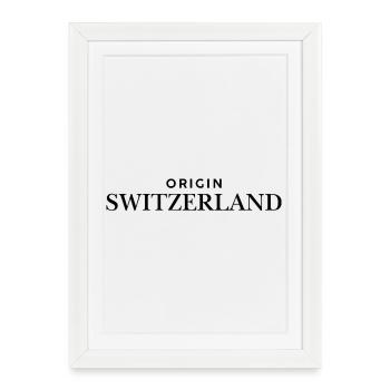 Origine : Suisse - Affiche encadrée (27 × 37 cm) - blanc - Devant