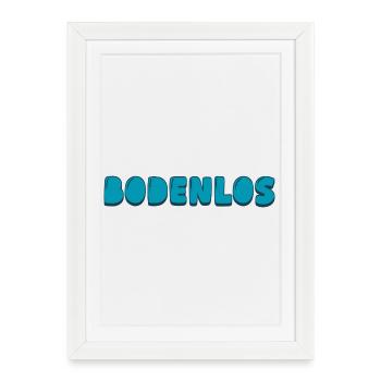 bottomless - Framed poster (27 × 37 cm) - white - Front