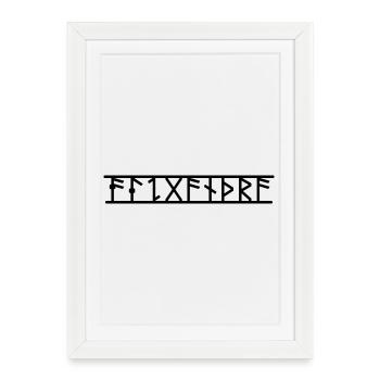 Alexandra - Affiche encadrée (27 × 37 cm) - blanc - Devant