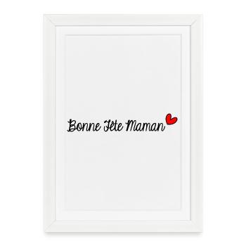 MAMIE. GRAND-MERE. FÊTE DES MÈRES. BONNE FÊTE - Affiche encadrée (27 × 37 cm) - blanc - Devant