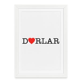 Dorlar - Framed poster (27 × 37 cm) - white - Front