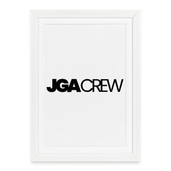 Bachelor Crew Enterrement de vie de garçon - Affiche encadrée (27 × 37 cm) - blanc - Devant