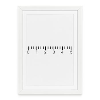 règle - Affiche encadrée (27 × 37 cm) - blanc - Devant
