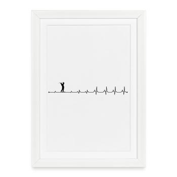 error - Framed poster (27 × 37 cm) - white - Front