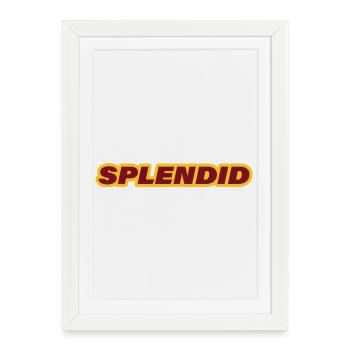 SPLENDID - Framed poster (27 × 37 cm) - white - Front