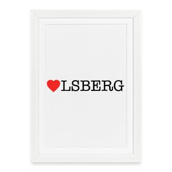Olsberg - Framed poster (27 × 37 cm) - white - Front