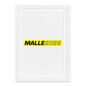 Malle 2026 - Affiche encadrée (27 × 37 cm) - blanc - Devant