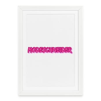 Job Fashion Tailor - Framed poster (27 × 37 cm) - white - Front