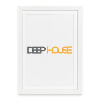 Deep House Remix Summer Festival Dance Clubbing - Framed poster (27 × 37 cm) - white - Front