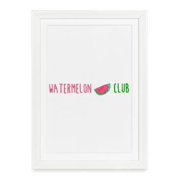 Watermelon Club - Framed poster (27 × 37 cm) - white - Front