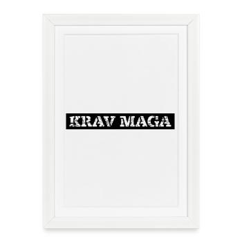 Krav Maga - Framed poster (27 × 37 cm) - white - Front