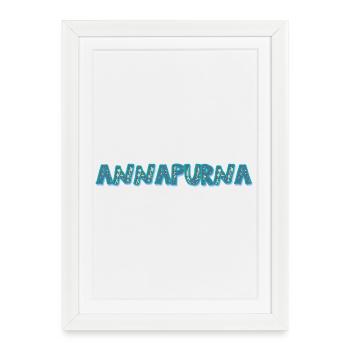 ANNAPURNA - Affiche encadrée (27 × 37 cm) - blanc - Devant