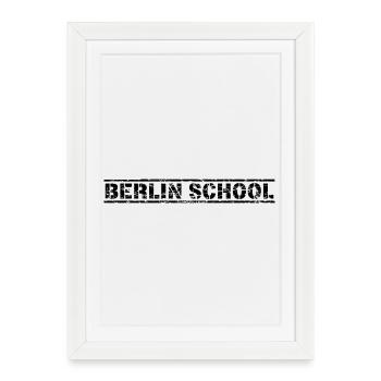 École de Berlin - Affiche encadrée (27 × 37 cm) - blanc - Devant