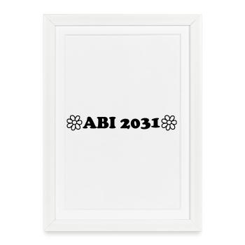 ABI 2031 - Affiche encadrée (27 × 37 cm) - blanc - Devant