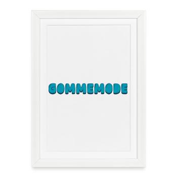Gommemode - Framed poster (27 × 37 cm) - white - Front
